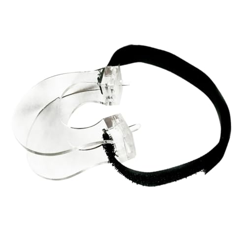 DECOMELODY 小提琴弓矯正器 用 透明プラスチック製 軽量コンパクト 簡単装着 弓の正しい動作習得 初心者向け練習ガイド