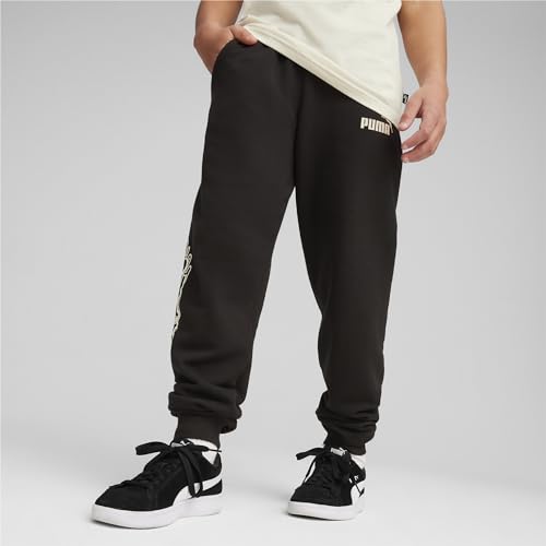PUMA Kids Boys Essentials Mid 90S Drawstring Sweatpants Casual Drawstring - Black3