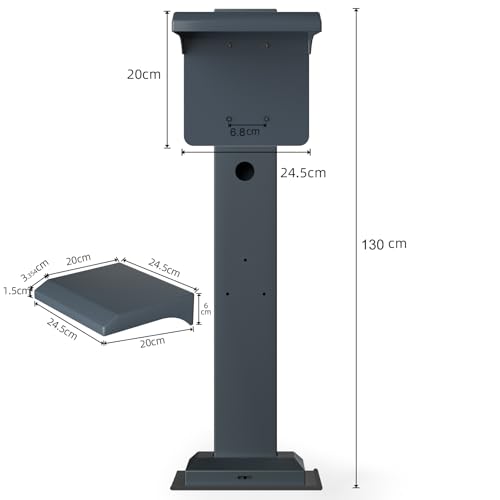 Borne de recharge EV support de montage fixe Pied Eiffel pour piédestal Wallbox eMobility single