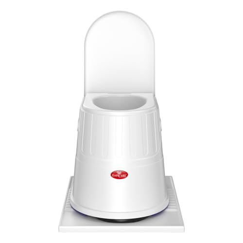 Image of EASYCARE Heavy Duty Portable Indian to Western Toilet Converter | Commode Stool for Patients, Adults, Elderly, Kids, Handicap | Portable Toilet Seat