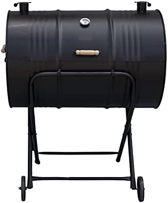 Churrasqueira a Bafo Grill Tambor e Termômetro 200L C/Rodas