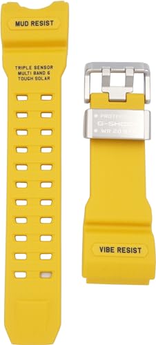 Bracelet de rechange jaune pour montre GWG-1000 Mudmaster
