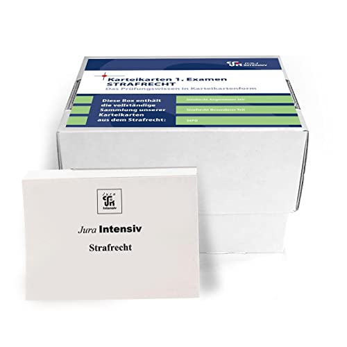 Karteikarten 1. Examen Strafrecht - Materielles Recht: Im Frage- und Antwortsystem aufgebaut