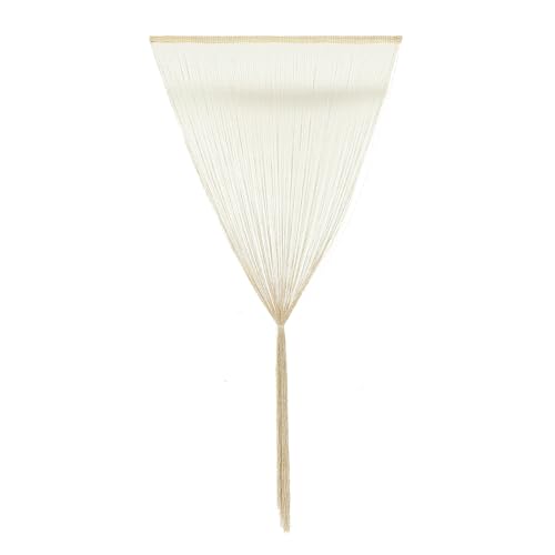 Gadpiparty Cortina Material Poliéster Elegante y Romántico de Borlas Dorada Protección de Privacidad para Ventana y Puerta para Sala y Pared