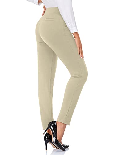 Tapata Women's 26''/28''/30'' Skinny Dress Pants High Waist Slacks for Office Work Business Casual Tall Petite Stretch Pants2