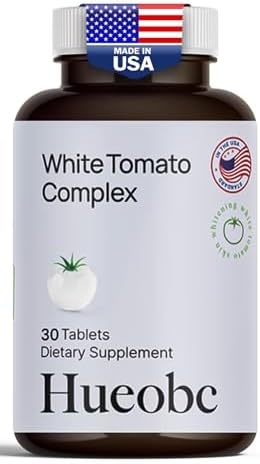 White Tomato Complex - 13-in-1 Antioxidant Supplement with Vitamins C&E, Collagen Peptides - Supports Skin Brightening, Anti-Aging, Skin Barrier Repair & Hydration (30 Count (Pack of 1))