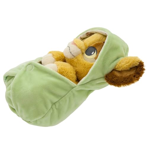 Disney Store Official - Der König der Löwen - Baby Simba - Kuscheltier - 27 cm/11' - Löwenbaby-Plüschtier mit Abnehmbarer Decke - Ab der Geburt geeignet - Ab 0 Jahren