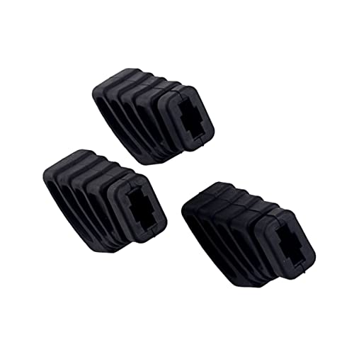 Mikinona 6pcs Drum Rubber Feet para Soporte de Platillo Partes de Percusión Aumenta Estabilidad y Fricción Compatible con Soportes Simples y Dobles Negro miniatura 7