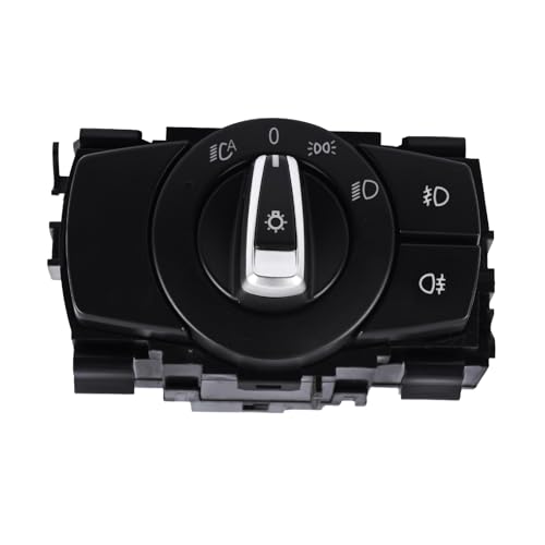Magimaker Headlight Switch Assembly Base Version 61316932796 61319169404 Compatible with BMW 1 3 X1 Series E81 E82 E87 E88 E90 E91 E92 E93 E84 Headlight Control Switch