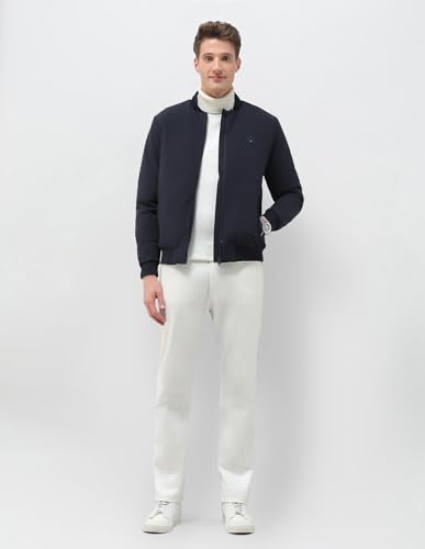 Image of U.S.Polo Association Men's Solid Regular Fit Bomber Jacket