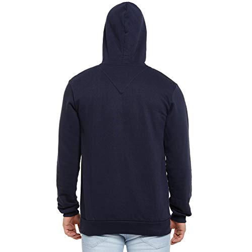 Image of Campus Sutra Men's Cotton Hooded Neck Sweatshirt