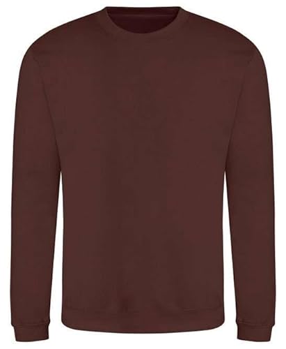 Integriti Schoolwear Boys Girls Unisex Jumper Sweatshirt Crew Neck Round Neck School Uniform Ages 1-15 Brown