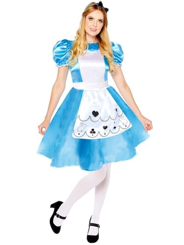 amscan Alice im Zauberland Damenkostüm