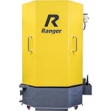 Ranger Powerful 50 Gallon Tank 70 GPM Pump Professional Spray Washer Cabinets w/Skimmer Simple Operating Vehicle Parts Cleaner Deluxe Dual Heaters & Low Water Shutoff Convenient Tank Drain