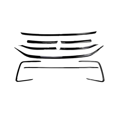 Grille d'insertion pare-chocs avant Tiguan MK2 R Line 2020-2023 calandre noir brillant