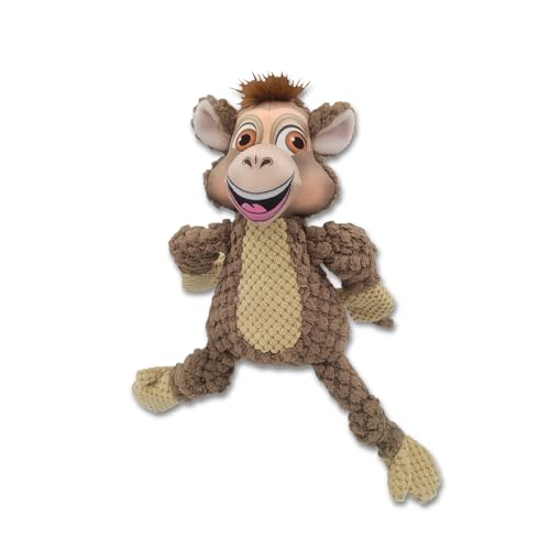 Happy Tails Monkey Dog Toy - Medium to Large Dogs,