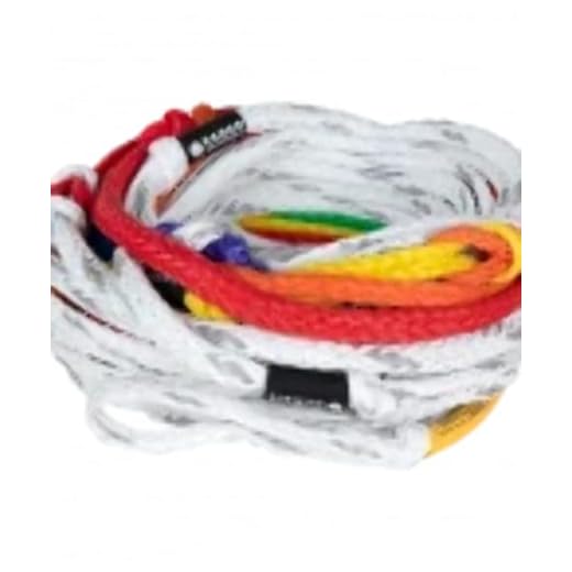 Radar Control 70 ft. 10-Section Waterski Mainline - White/Silver