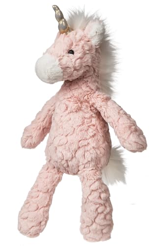 Image of Mary Meyer Putty Plush Stuffed Animal for Girls and Boys Huggable Soft Toy, Blush Pink Unicorn, 13-Inches