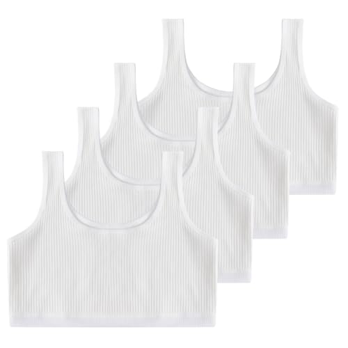 Camisetas cortas Lancry sin aros que eliminan rozaduras en niñas de 7 a 12 años