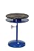 Vestil TT-18-DPED Turntable, Steel, 18" Diameter, 25" to 36" Height, 2 Tiers, 300 lb Capacity, Blue