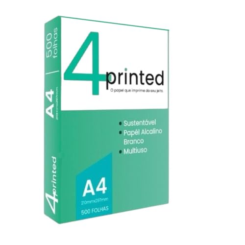 Papel Sulfite Branco A4 Pacote Com 500 Folhas Resma Premium