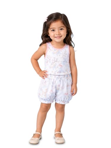 Image of Kidbea Kids Co-ord Set Printed Round Neck T-shirt /Top & Shorts Night Suit