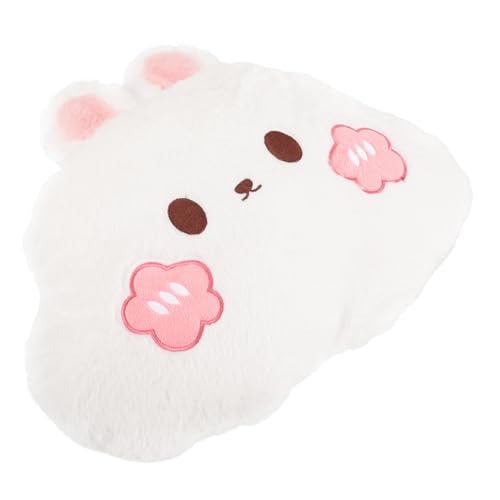 Coussin de voiture en peluche lapin : oreiller moelleux et confortable pour intérieur auto