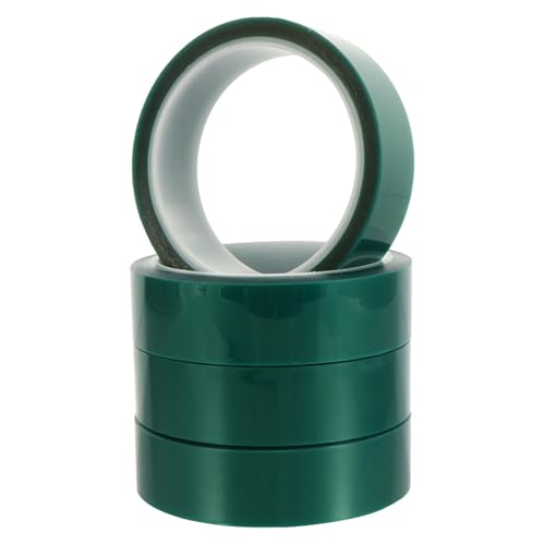 SAFIGLE 4 Rollen Hitzebeständiges Silikon Isolierband 25mm×3 Pet Antistatisch Industrie Klebeband für Leiterplatten und Wärmeabdichtung