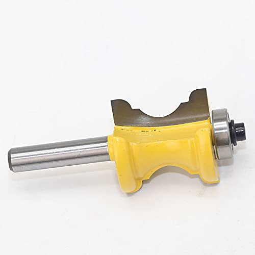 Yingshi Art 4073768898130 Concave Radius Milling Cutters Convex Column Line Molding Router Bit Cutter,1Pc 1/2 Inch Shank thumb #4