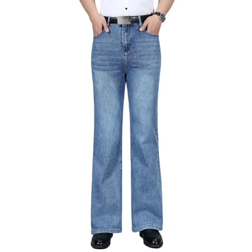 Men's Flared Boot Cut Jeans Pants Flares Bell Bottom Denim Trousers Party Slim Fit Casual Vintage2