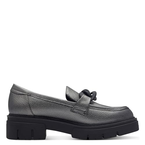 Image of MARCO TOZZI Women's Elegant Vegan Loafer with Heel