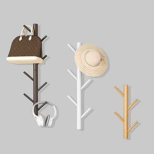 Porte-Manteau Mural pour décoration d'intérieur, Porte-Serviettes Moderne avec Crochets, Cintre Suspendu en Bois Massif, pour Placard d'entrée de Cuisine de Salle de Bain