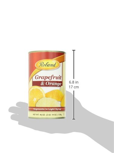 Roland Grapefruit & Orange ,Segments in Light Syrup, 46 Ounce (Pack of 3) - Thumbnail 3