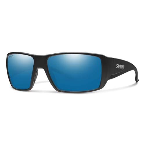 Image of SMITH Guide's Choice Fishing Sunglasses with ChromaPop Polarized Lenses & Large Frame - Performance Eyewear for Water Sports