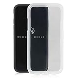 Wicked Chili QuickMOUNT Case + Regen Schutzhülle kompatibel mit Apple iPhone XS/X Handy Schutzhülle mit Rain Cover Fahrrad und Bike Mount (iPhone X/XS Handyhülle + Poncho, 5,8 Zoll) schwarz