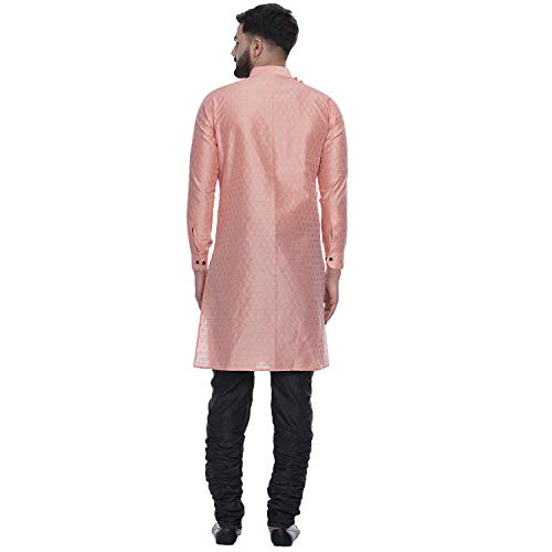Image of Veera Paridhaan Men's Ethnic Jacquard Printed Long Straight Kurta