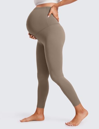 Image of CRZ YOGA Maternity Leggings 25 inch | Butterluxe, Extremely Soft, Gentle Compression, Yoga, Super High Rise, U-shaped Belly, Pregnancy and Postpartum