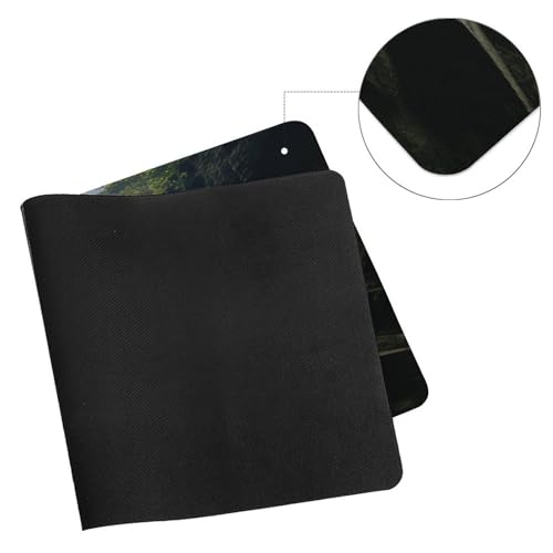 Mouse Pad Waterfall Cliff Desk Mat grande de goma miniatura 7