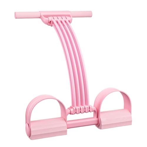 Cuerda elástica de tracción para pies con pedal de tensión, equipo de entrenamiento plegable, para hombres, mujeres, niños, niñas, jóvenes, adolescentes, abdomen, cintura, brazo, pierna, culturismo