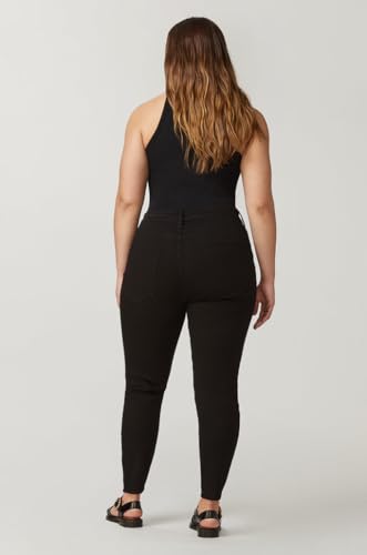 Women's JFK Mid-Rise Plus Skinny Jeans – Sculpting Stretch Denim4