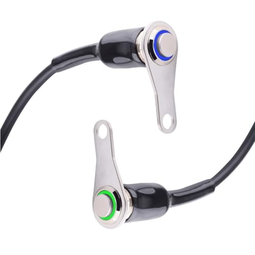 Interruptores motocicleta LED botón encendido manillar 12V 7