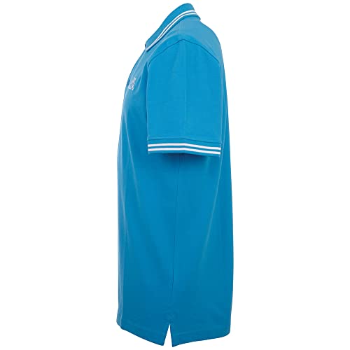 Kappa Deutschland Aleot Polo, Blu-Malibu Blue, XL