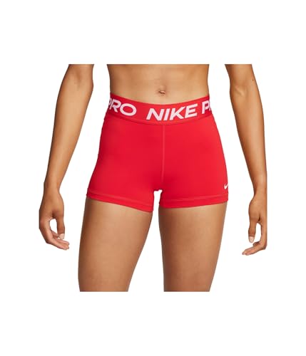 Nike Womens Pro 3 Shorts University Red/White XS