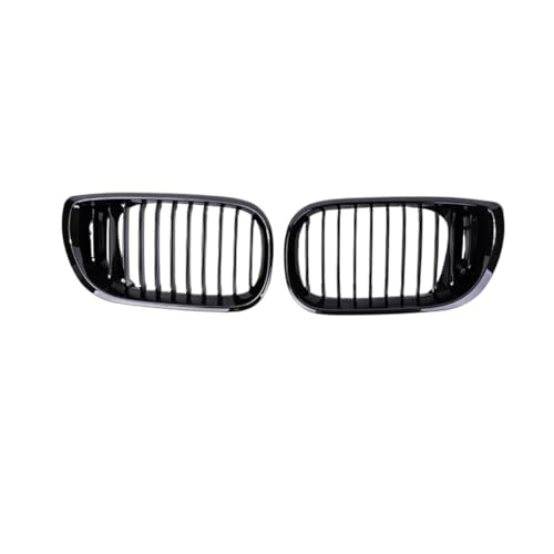 Gril avant pour E46 Berline 2002-2005 finition de qualité supérieure noir brillant 1 paire