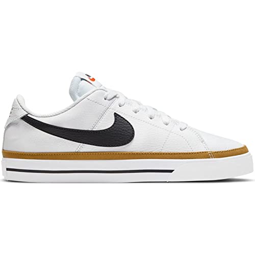 NIKE Women's Gymnastics Shoes Sneaker, White/Desert Ochre/Team Orange/Black, 5.5