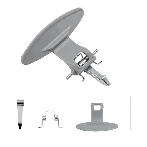 Kit de Manija de Puerta para Lavadora Compatible con LG Ref. 3650EN3005, Maneta de Reemplazo compatible con Lavadoras LG, Color Gris