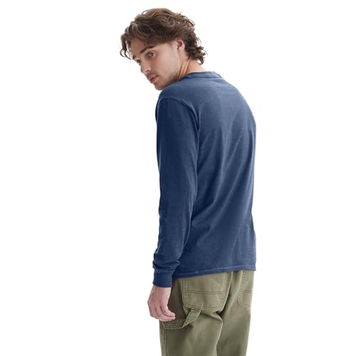 Hanes Men's Beefy Henley Henley Shirt (Pack of 1)