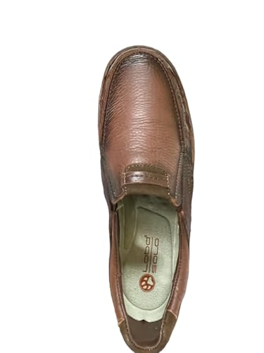 Casual Leather Slip On - Mahohany/Oleobuck Topo3