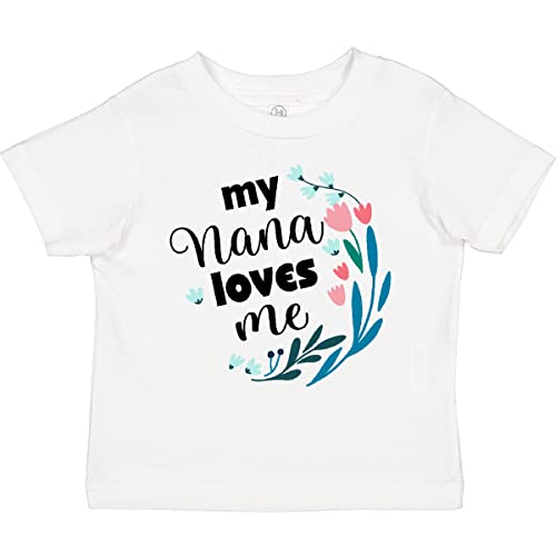 inktastic My Nana Loves Me Granddaughter Toddler T-Shirt