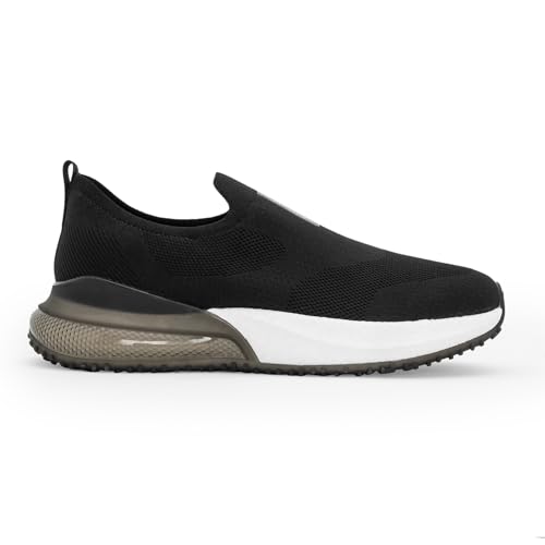 Image of Red Tape Men's Walking Shoes Black Round Toe Slipon